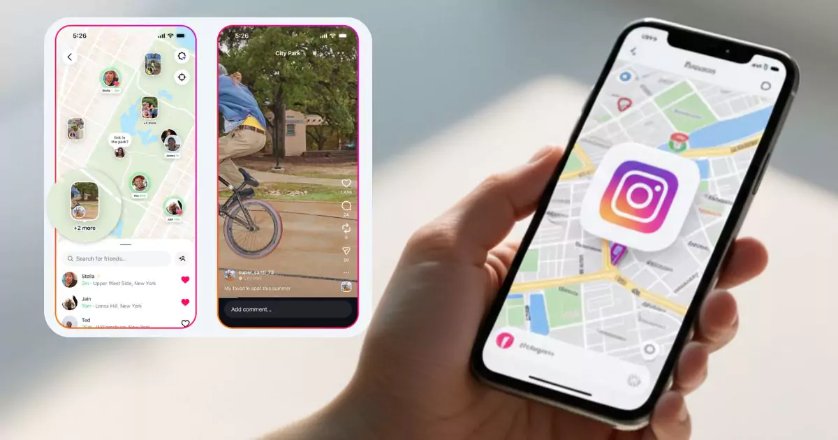 Instagram Friend Map Feature